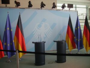 EU and German flags