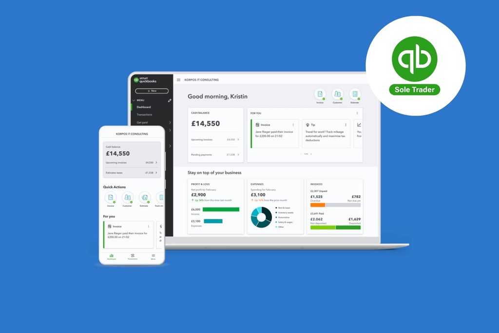 Quickbooks MTD software for sole traders